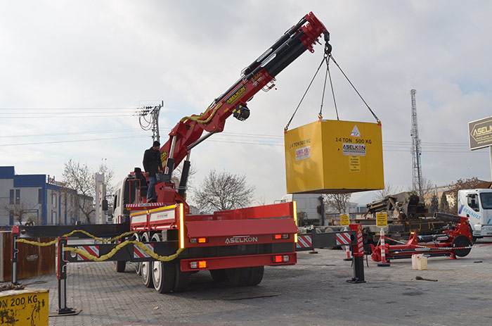ASELKON katlanır bomlu vinç imalatı