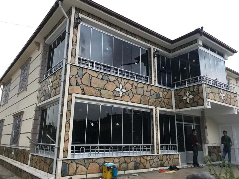 BEDİRHAN konya alüminyum merdiven balkon korkuluğu, alüminyum cephe giydirme, alüminyum korkuluk 