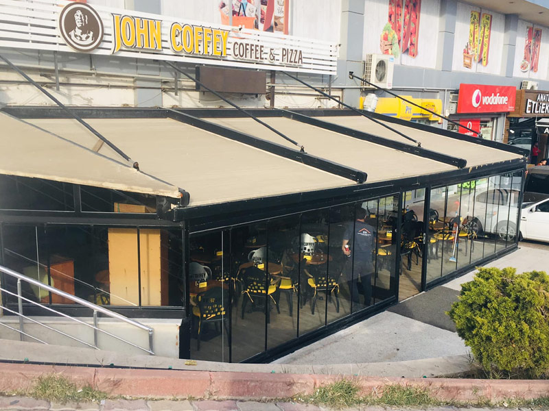 İZMİR METAL Konya cam balkon, katlanır cam balkon, alüminyum kış bahçesi, pvc kapı pencere