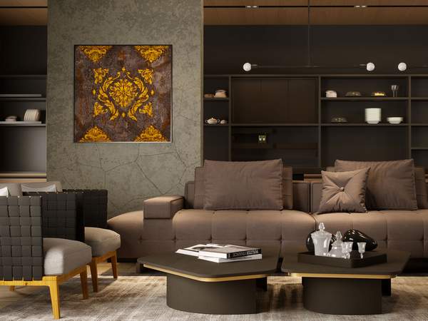 SPARKS; Konya kişiye özel sanatsal tablo, salon için modern tablo, modern çerçeveli tablo