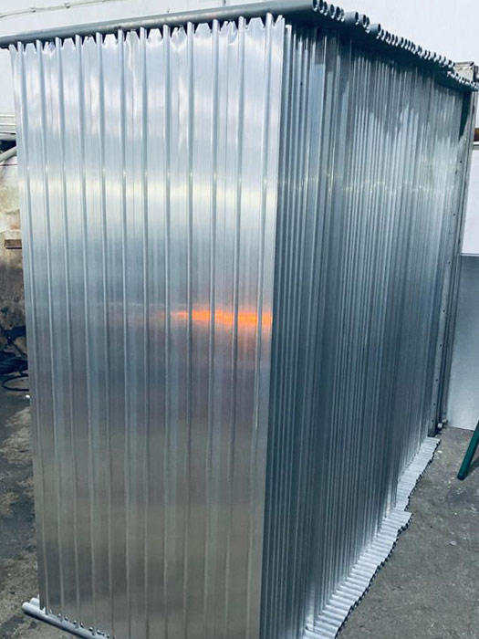 USLU Konya alüminyum kollektör, gün ısı paneli, mercek paneli, alüminyum panel