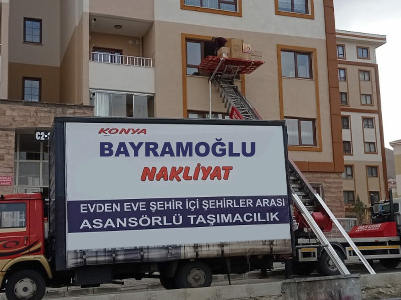 BAYRAMOÄžLU; Konya  şehir içi evden eve nakliyat, Konya asansörlü evden eve nakliyat 