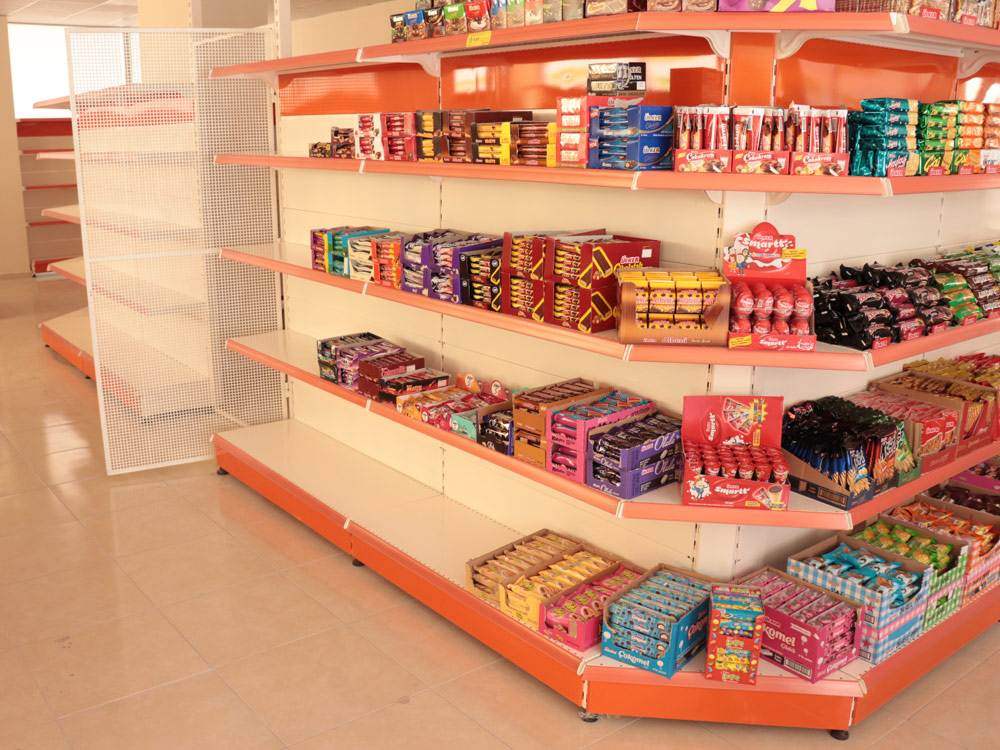 MAY RAF; Konya tekstil rafı, butik rafı, market rafları, raf sistemleri toptancısı, endüstriyel raf sistemleri,