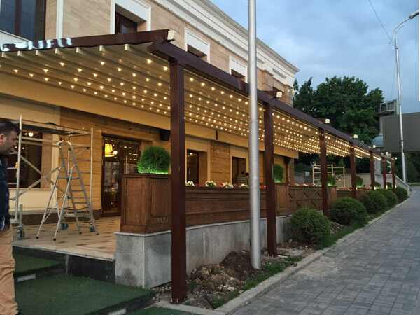 CAN TENTE Konya tente, elle açılır tente, kışlık kapatma, kafe restoran şemsiyesi, bahçe plaj şemsiyesi