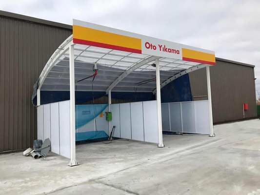 PAKTES Konya   akaryakıt istasyonu  kanopi  tonoz yapımı, akaryakıt istasyonu  araç yıkama yeri, 